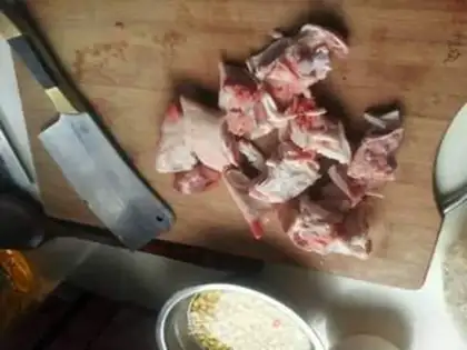 Make Soybean pig hoof step 0