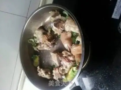Make Soybean pig hoof step 4