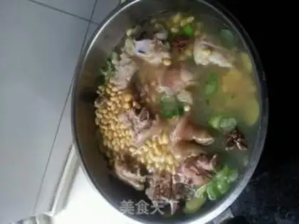 Make Soybean pig hoof step 5