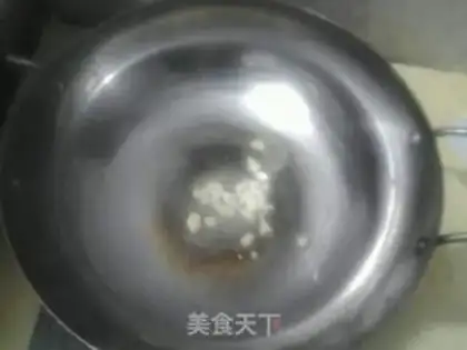 Make Garlic ham and mushrooms step 4
