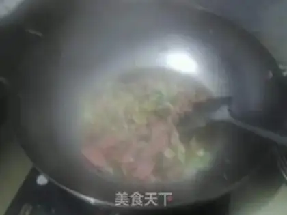 Make Garlic ham and mushrooms step 9