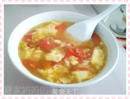 Make Tomato egg soup step 7