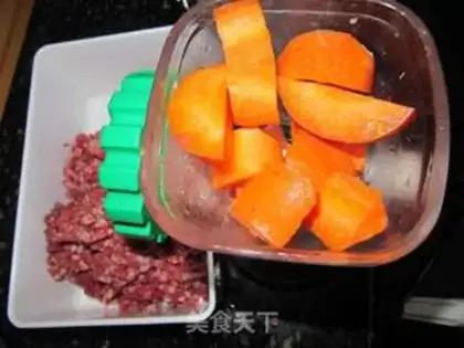 Make Burger beef cake step 2