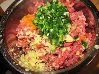 Make Burger beef cake step 4