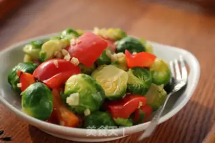 Make Garlic peppers, kale step 6