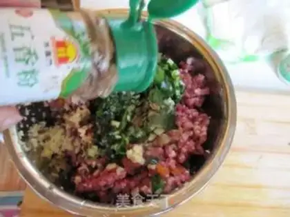 Make Burger beef cake step 6