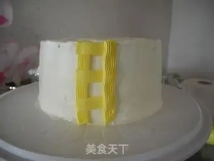 Make Five colored basket cakes step 11