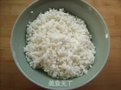 Make Milk and rice cake step 1