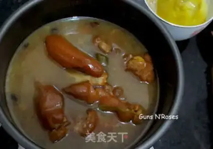 Make Red burning pig hoof step 9