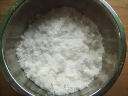 Make Milk and rice cake step 4