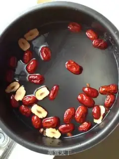 Make Red bean bean rice congee step 2