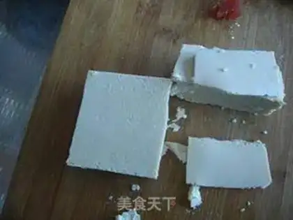 Make The Mango Mountain is full of tofu step 2