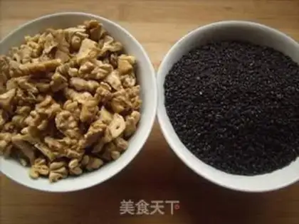Make Black Sesame walnut gel step 2