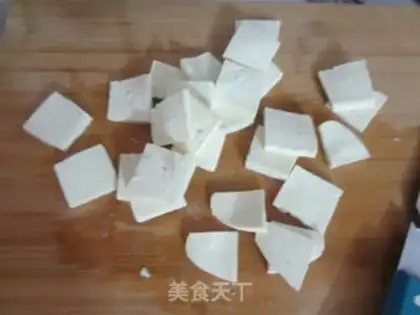 Make Pepper fried tofu step 0