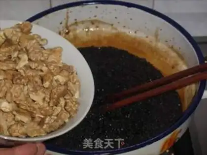 Make Black Sesame walnut gel step 6