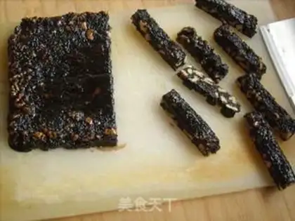 Make Black Sesame walnut gel step 8