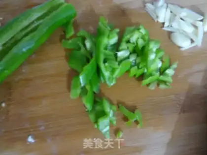 Make Pepper fried tofu step 4