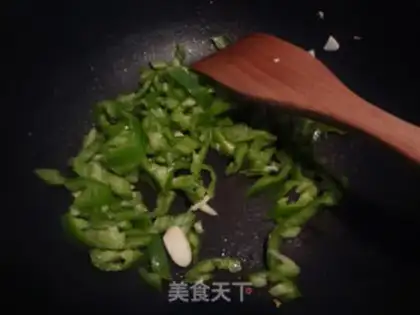 Make Pepper fried tofu step 5