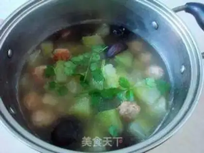 Make Porkball soup step 8