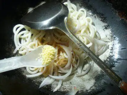 Make ♪ Onion fried urn noodles ♪ step 6