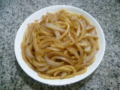 Make ♪ Onion fried urn noodles ♪ step 8