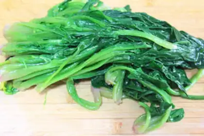 Make Vegetable spinach step 4