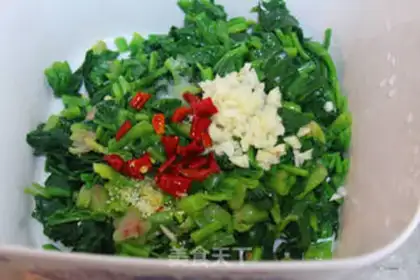 Make Vegetable spinach step 5