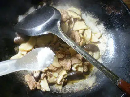 Make Two mushrooms, spinal step 11