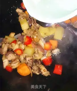 Make Coconut curry chicken step 5