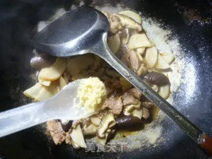 Make Two mushrooms, spinal step 12