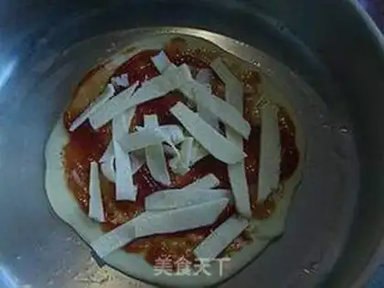 Make Mini bacon pizza step 5