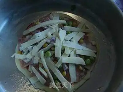 Make Mini bacon pizza step 8