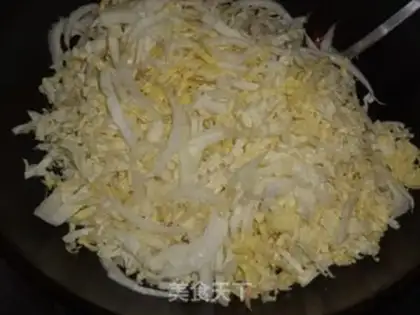 Make Big cabbage spinach step 3