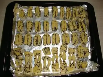 Make Sesame butterflies step 5