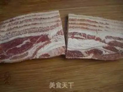 Make Bacon pins and mushrooms step 0