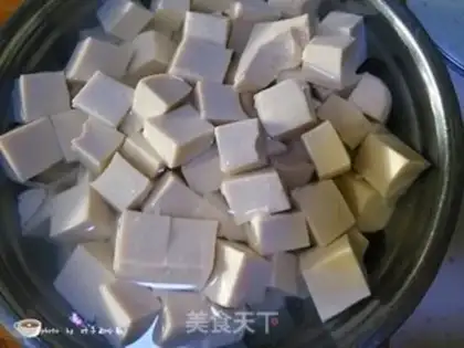 Make Red roast tofu step 1