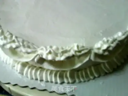 Make Birthday cream cake step 9