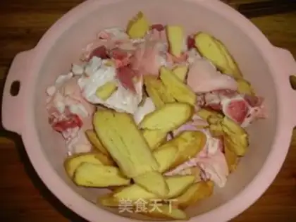 Make Porky-legged ginger egg soup step 1