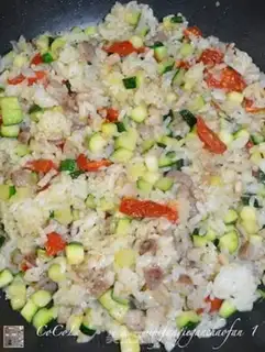 Make Double tomatoes for fried rice step 11