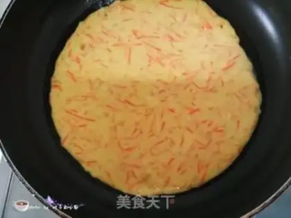 Make Carrot eggcake step 7