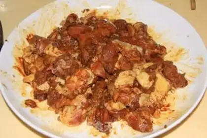 Make The mushroom chicken step 1