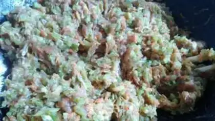 Make Pork celery carrot dumplings step 0