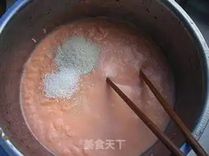 Make Carrot red bean bun step 1