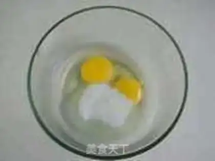 Make Old chicken cake step 1