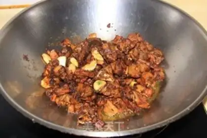 Make The mushroom chicken step 5
