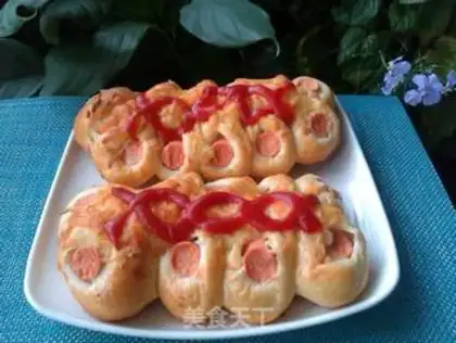 Make Ketchup, cheese and bread step 11