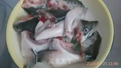 Make A salmon head step 2