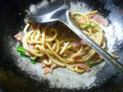 Make Black pepper bacon, noodle step 8