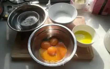 Make Birthday cake step 1