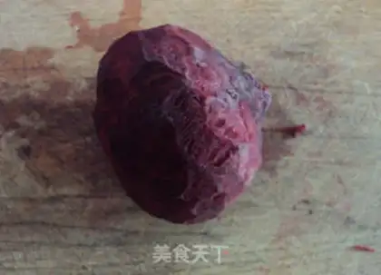 Make The veggie-head fried meat step 2